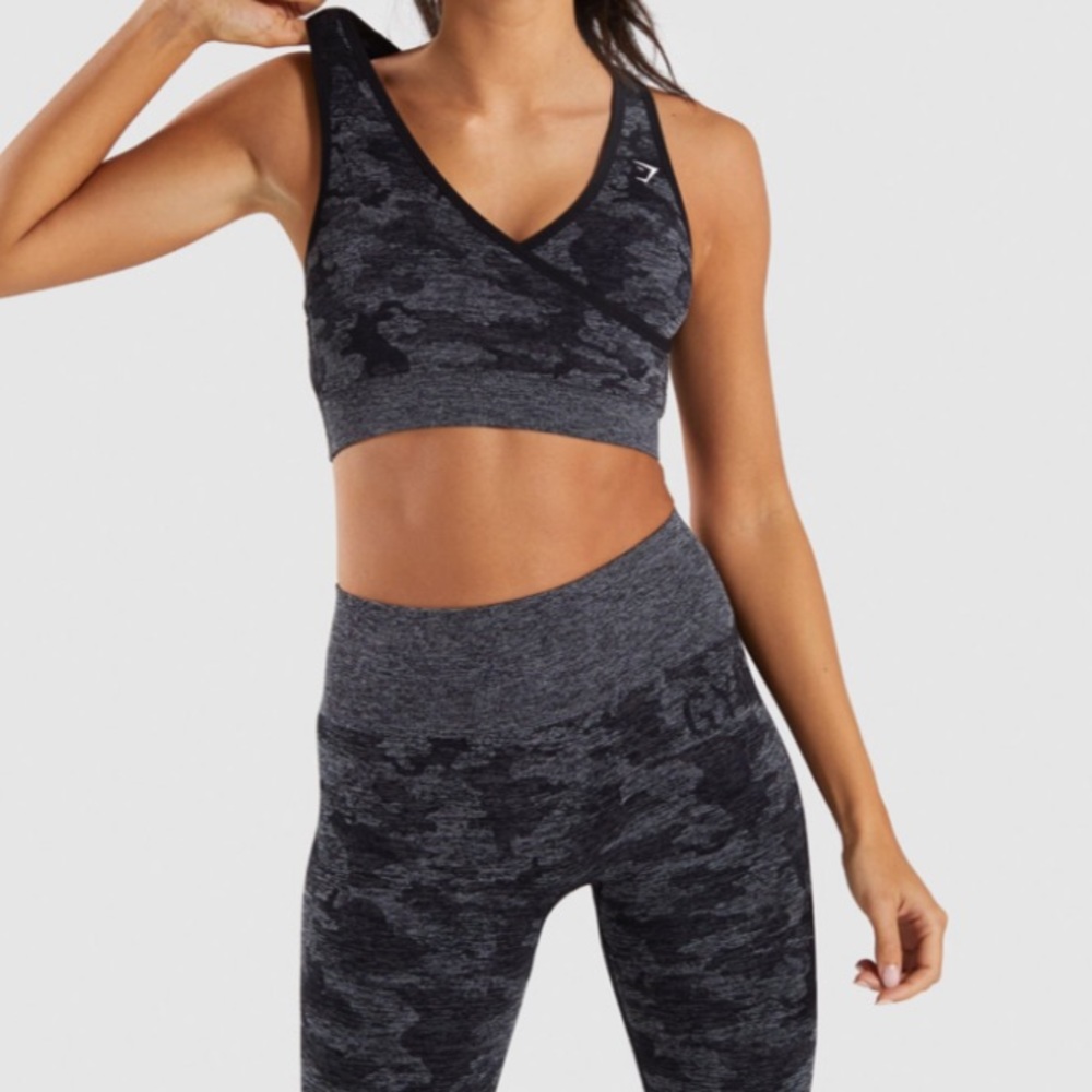 SOLD Gymshark Camo Sports Bra